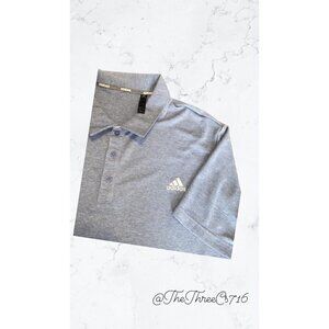 Mens Adidas Polo Golf shirt blue US 2XL spring 2021